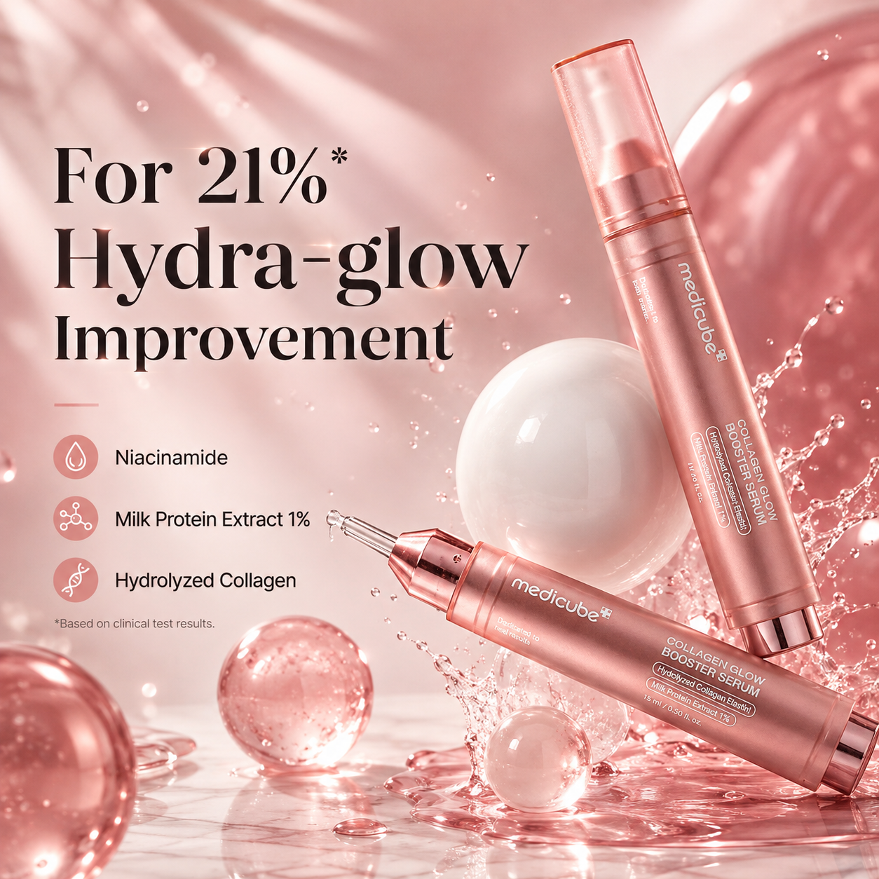 Medicube Collagen Glow Booster Milk Serum – Glass Skin Glow 💗