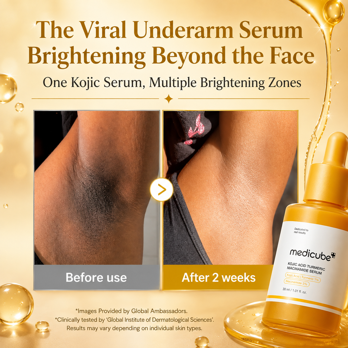 Medicube Kojic Acid Turmeric Serum – Brightening & Soothing Facial Serum💛