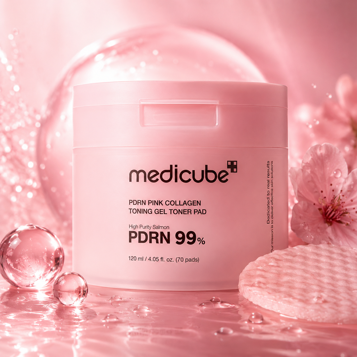 Medicube PDRN Pink Collagen Toner Pads – 70 PCS 💗