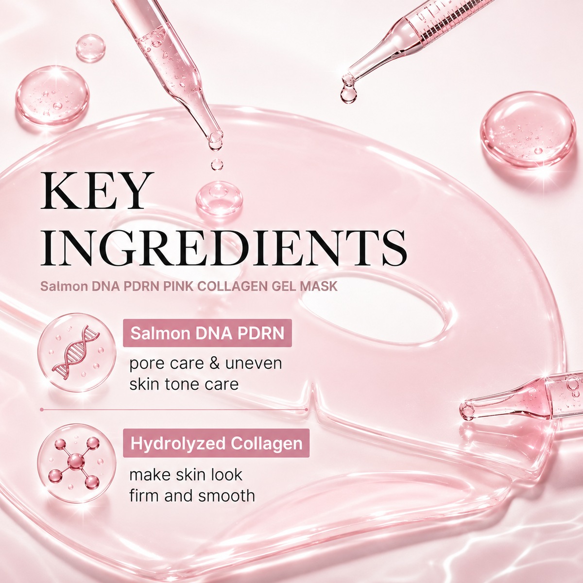 Jelly Sheet Gel Mask – Glass Skin Glow Pack of 4💗