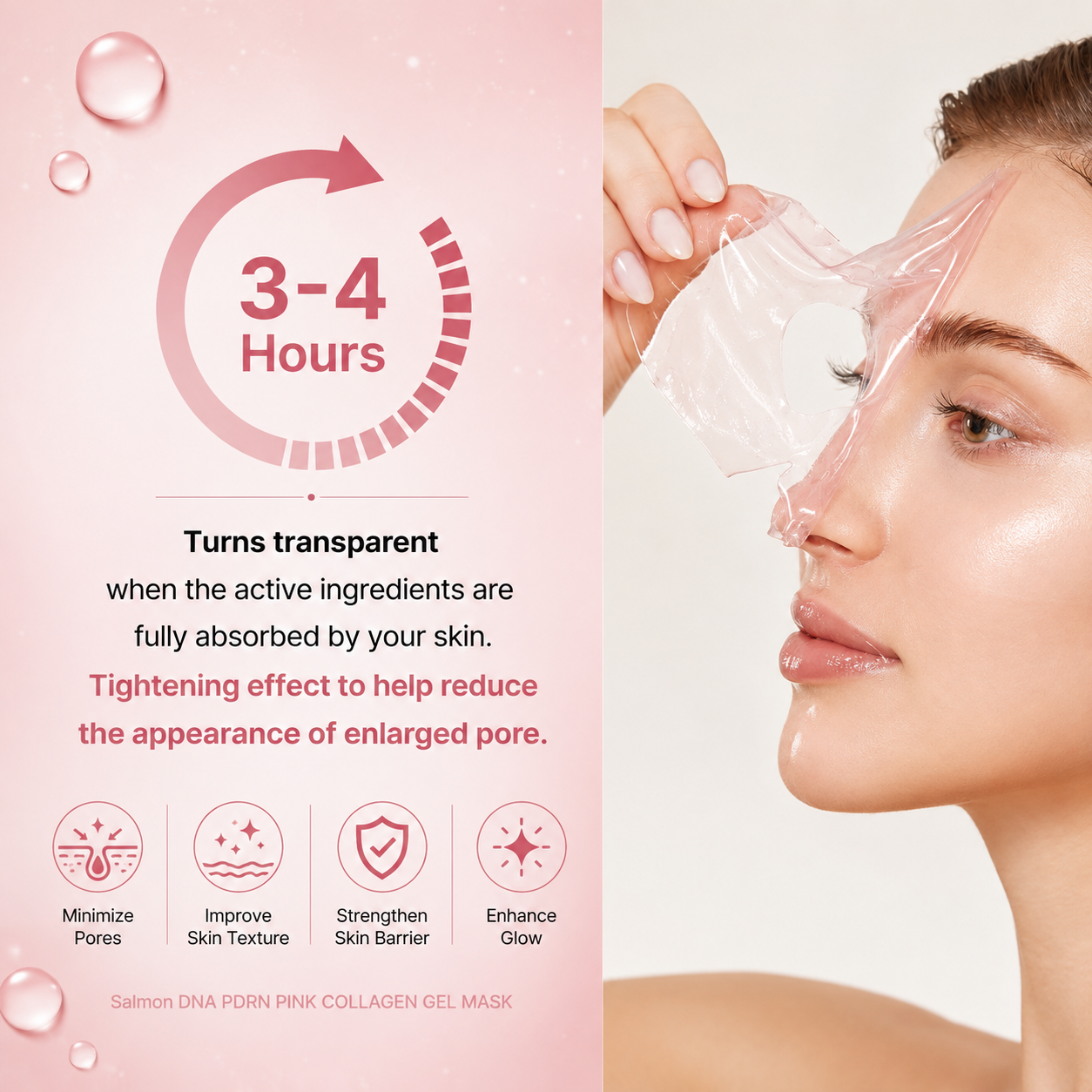Jelly Sheet Gel Mask – Glass Skin Glow Pack of 4💗