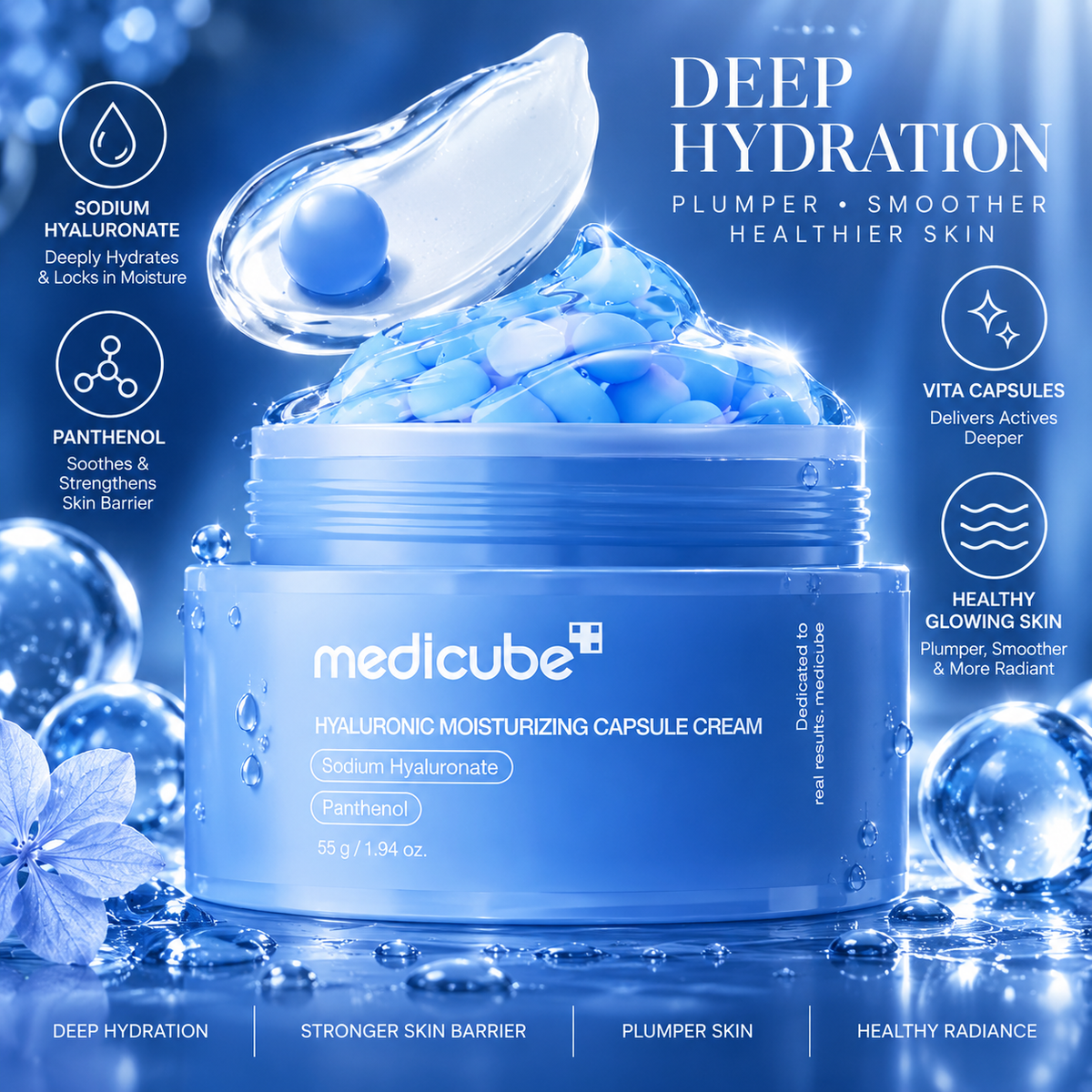 Medicube Capsule Cream Collection – Radiance, Hydration & Skin Renewal 💗