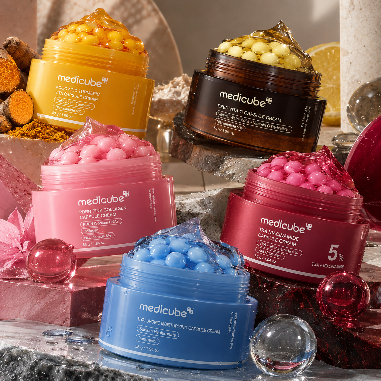 Medicube Capsule Cream Collection – Radiance, Hydration & Skin Renewal 💗